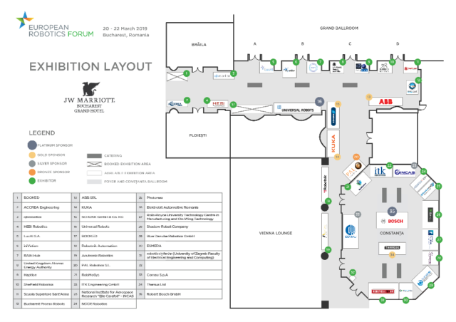 ERF2019 exhibition layout